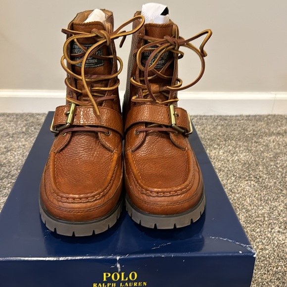 Polo Ralph Lauren| Ranger Boot Size 10 leather color: peanut - Picture 8 of 9
